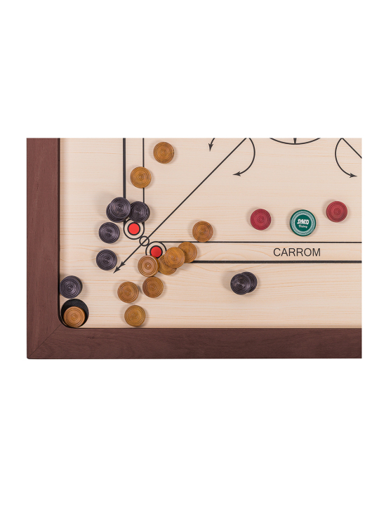 SQUARE - Bilard Indyjski - Carrom 840 Dark Lux - sklep square-game.eu