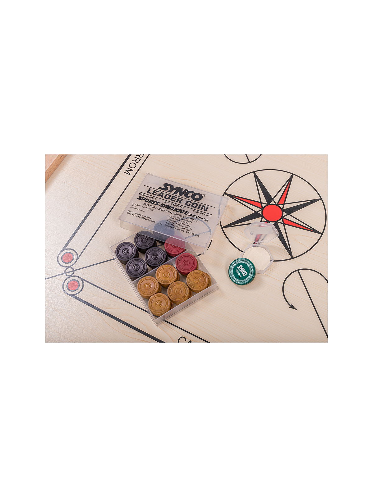 SQUARE Negozio - Biliardo Indiano - Carrom 840 Lux