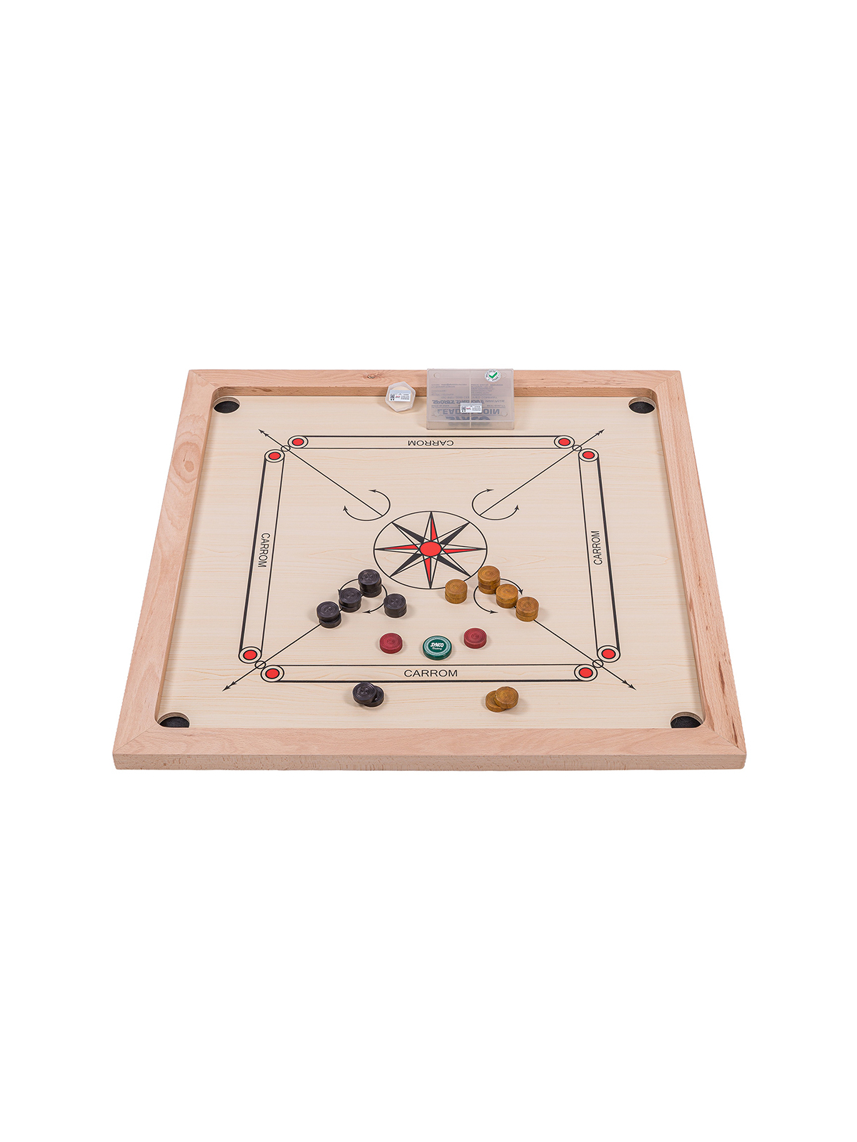 SQUARE Negozio - Biliardo Indiano - Carrom 840 Lux