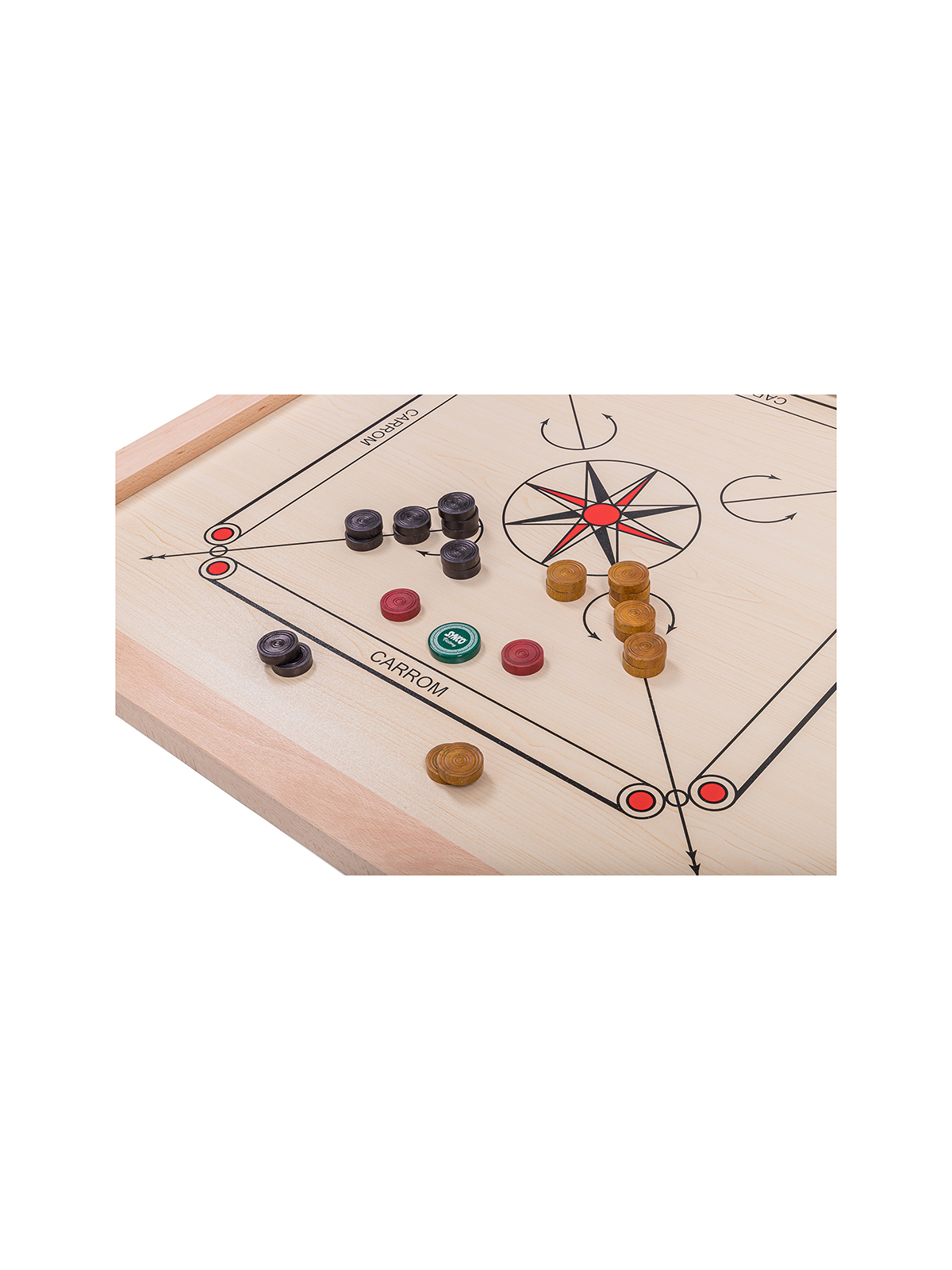 SQUARE Negozio - Biliardo Indiano - Carrom 840 Lux
