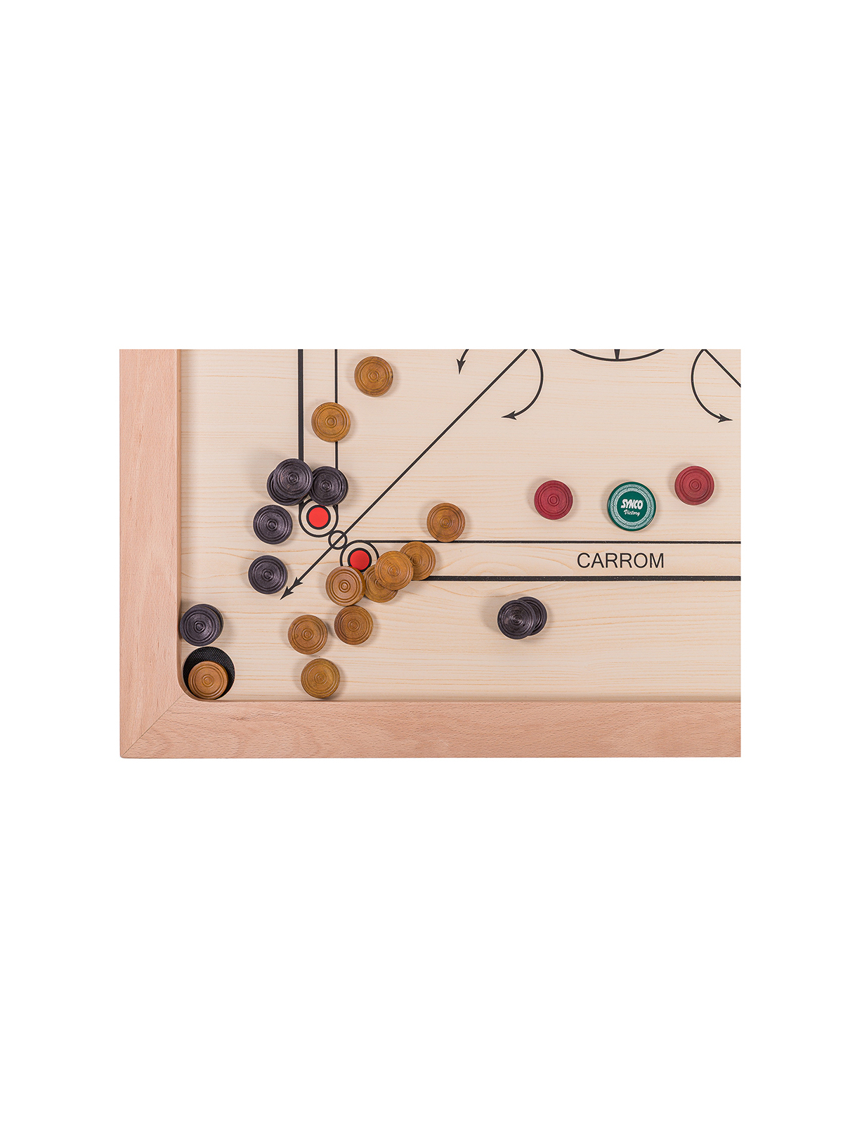 SQUARE Negozio - Biliardo Indiano - Carrom 840 Lux