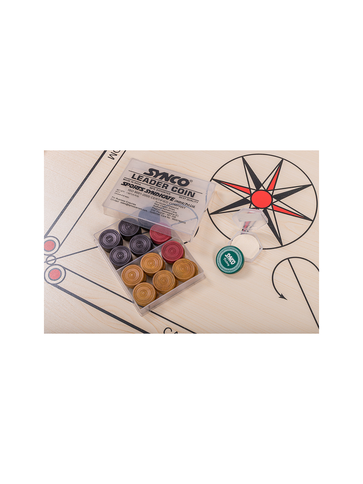 SQUARE - Set Coins + Strike - Billard Indien - Boutique square-game.eu
