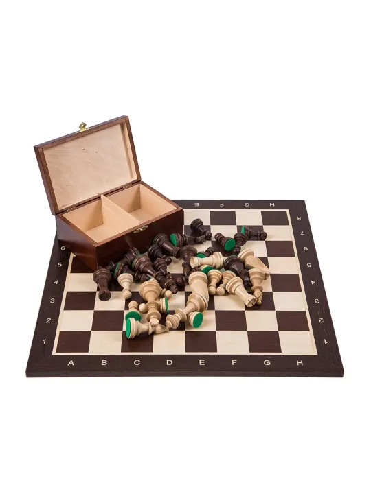 Scacchi in legno Set No 6 - Wenge