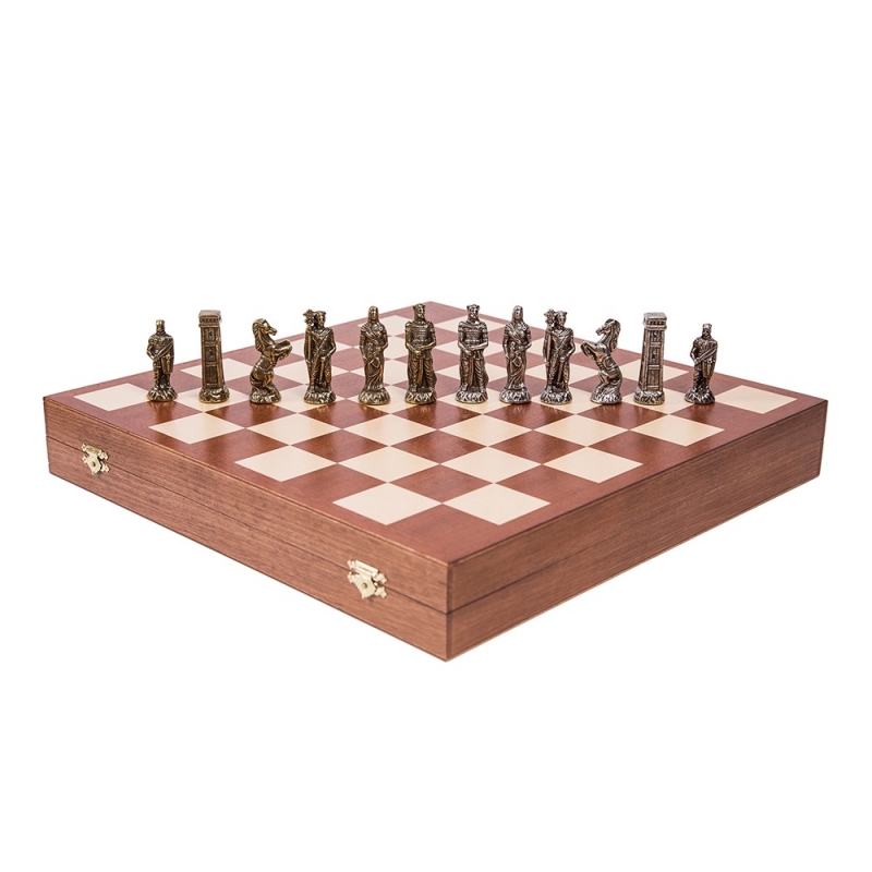 SQUARE  Chess Pieces English  Metal lux