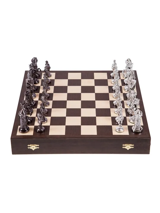 Schach Mittelalter - Silver Edition