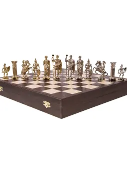 Pièces d'échecs - Romain - Metal Lux