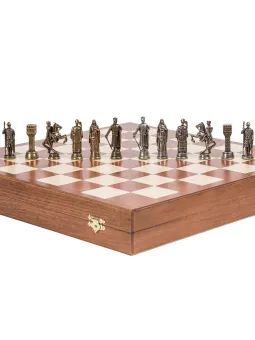 Pièces d'échecs - Roi Arthur - Metal Lux