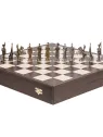 Schachfiguren Französisch - Metal Lux