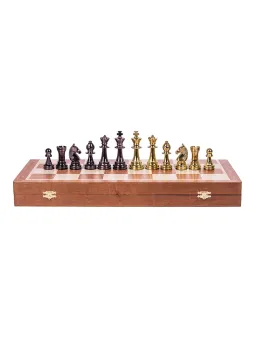 Schachfiguren - Staunton 6 - Gold Edition