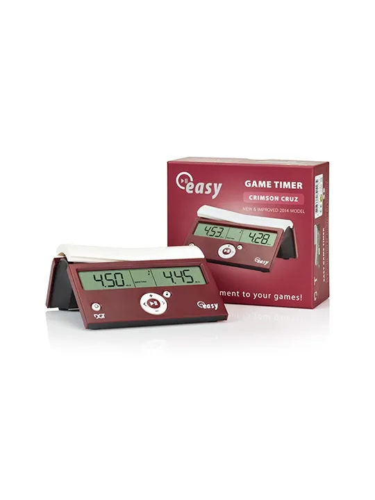 Chess Clock - DGT Easy Crimson Cruz