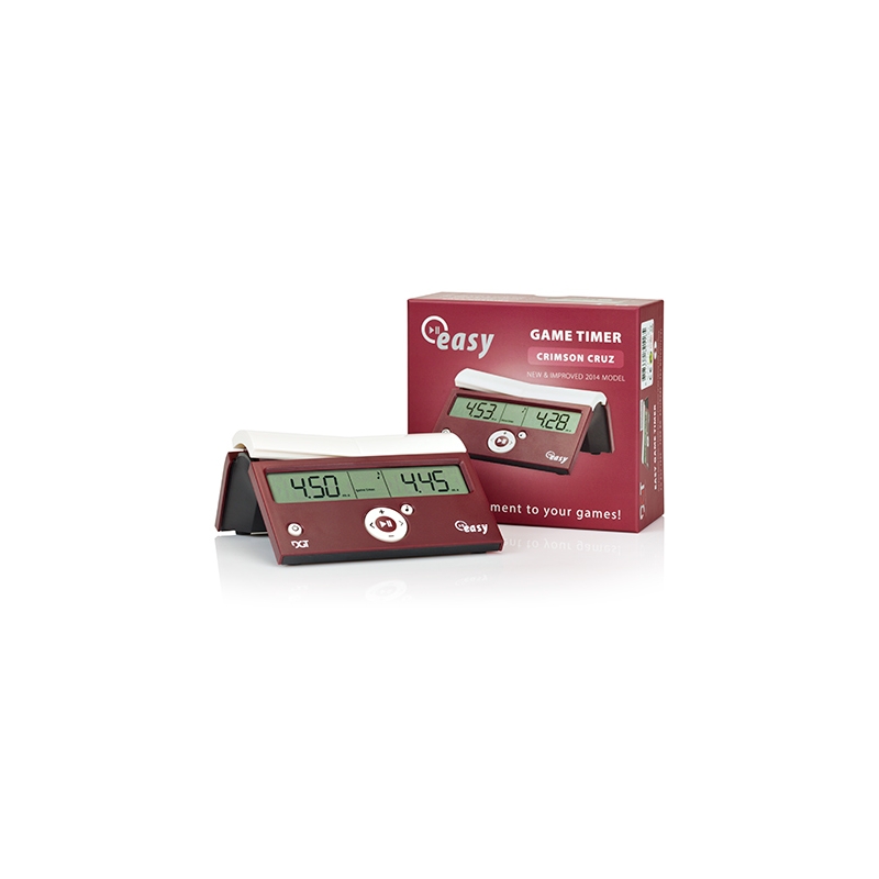 DGT Easy Crimson Cruz Schachuhr Schach Timer Uhr DGT Easy Crimson Cruz Schachuhr Schach Timer Uhr