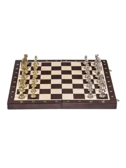 Schach Turnier Nr. 4 - Wenge / Metall