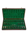 Chess Tournament No 4 - Mahogany / Metal