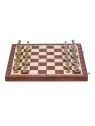 Schach Turnier Nr. 4 - Mahagoni / Metall