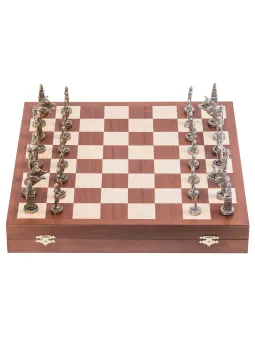 Schach König Arthur - Metal Lux