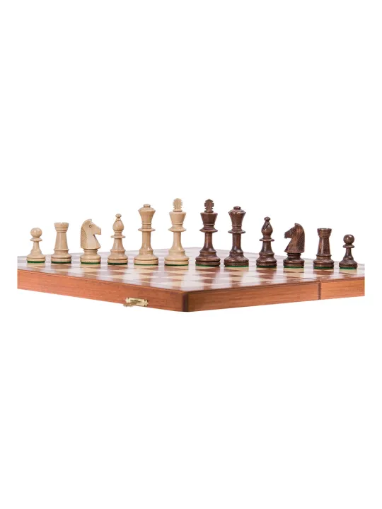 Schach Turnier Nr. 5 - Mahagoni WW