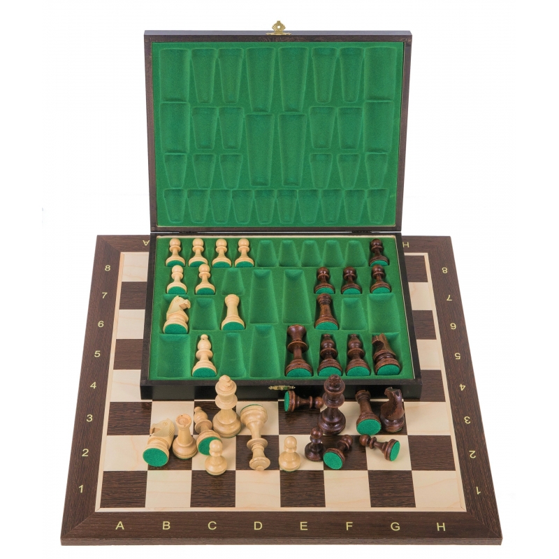 SQUARE- Online Chess Shop - Profi Chess Set No 5 - Wenge Lux