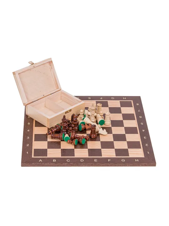 Profi Chess Set No 4 - Mahogany